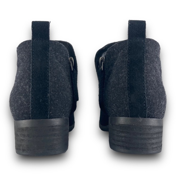 Toms Black Suede Ankle Booties, Women’s Size 5 - Picture 6 of 10